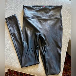 Spanx faux leather leggings